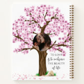 かわいいカップルカスタムフォトジャーナル ノートブック (裏面)