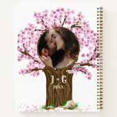 かわいいカップルカスタムフォトジャーナル ノートブック (裏面)