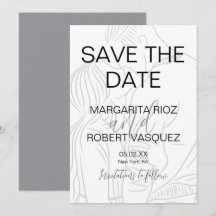 かわいいカップルスクリプトのSave the Date