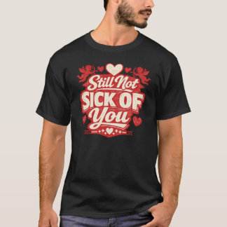 かわいいカップルラブグラフィックTシャツ Tシャツ