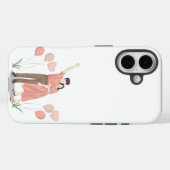 かわいいカップルラブフォンケース Case-Mate iPhoneケース (裏面 (横))