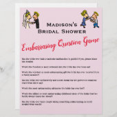 かわいいカップル✨おもしろいブライダルシャワーゲーム (正面/裏面)