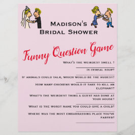 かわいいカップル✨おもしろいブライダルシャワーゲーム