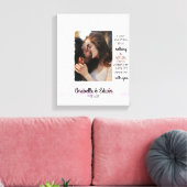 かわいいカップル カスタム写真 キャンバスプリント (インサイチュ (リビング))