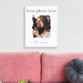 かわいいカップル カスタム写真 キャンバスプリント (インサイチュ (リビング))