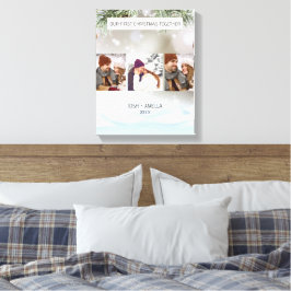 かわいいカップル カスタム写真 キャンバスプリント
