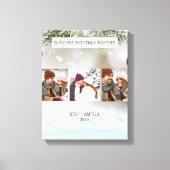 かわいいカップル カスタム写真 キャンバスプリント (正面)