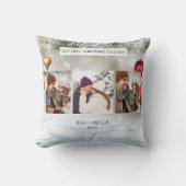 かわいいカップル カスタム写真 クッション (正面)