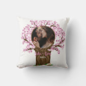 かわいいカップル カスタム写真 クッション (正面)