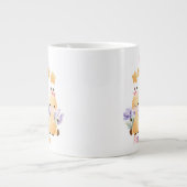かわいいカップルGiraffe Mug |私たちは完璧なデュオ ジャンボコーヒーマグカップ (正面)