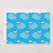 かわいいカッポキッズ1歳の誕生日パーティの招待状 招待状 (裏面)