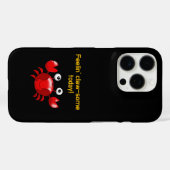かわいいカニおもしろいデザイン海好き Case-Mate iPhoneケース (裏面 (横))