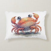 かわいいカニのアクセント枕 アクセントクッション (正面)