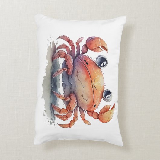 かわいいカニのアクセント枕 アクセントクッション (裏面(縦))