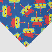 かわいいカニビーチキッズバースデーパーティー 薄葉紙 (詳細)