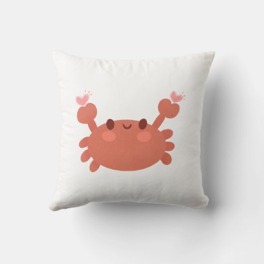 かわいいカニ枕 クッション (裏面)