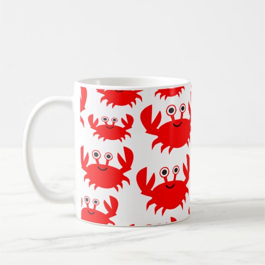 かわいいカニ コーヒーマグカップ (左)