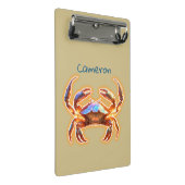 かわいいカニ ミニクリップボード (アングル)