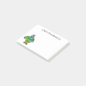 かわいいカバのサッカー選手のイラスト ポストイット (アングル)