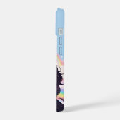 かわいいカバリヤキングチャールズパステルレインボースカイ iPhone 15ケース (左側面)