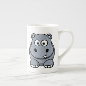 かわいいカバ ボーンチャイナマグカップ (右)