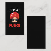 かわいいカビの少年の女の子のきのこ 名刺 (正面/裏面)
