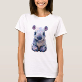 かわいいカビゴン女子のギャラクシー柄 Tシャツ