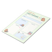かわいいカビバラドードルデイリープランナーto Doリスト ノートパッド (アングル)