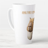 かわいいカピバラでもう1杯 カフェラテマグ (左アングル)