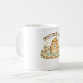 かわいいカピバラのカピバイブス コーヒーマグカップ (正面左)