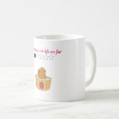 かわいいカピバラのキャラクターデザイン コーヒーマグカップ (正面右)