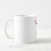 かわいいカピバラのキャラクターデザイン コーヒーマグカップ (左)