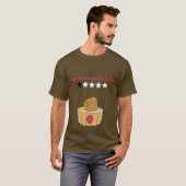 かわいいカピバラのキャラクターデザイン Tシャツ (正面フル)