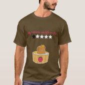 かわいいカピバラのキャラクターデザイン Tシャツ (正面)