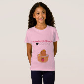 かわいいカピバラのキャラクターデザイン Tシャツ (正面フル)