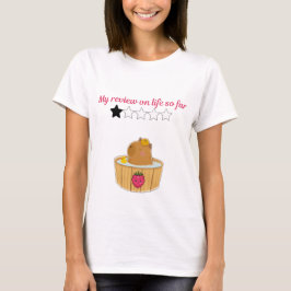 かわいいカピバラのキャラクターデザイン Tシャツ