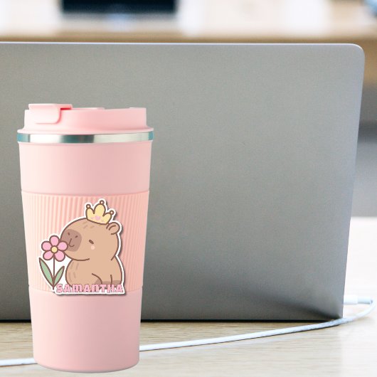 かわいいカピバラのキャラクター シール