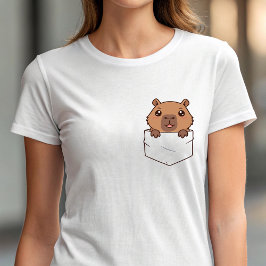 かわいいカピバラのシャツ | 愛らしい&おもしろい動物 Tシャツ
