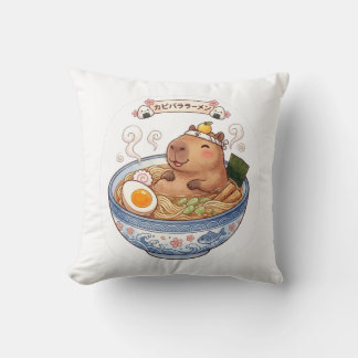 かわいいカピバラのラーメン丼 日本のかわいいアニメグッズ クッション