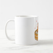 かわいいカピバラの桜温泉桜マグカップ コーヒーマグカップ (左)