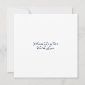 かわいいカピバラの母の日カード 赤ちゃんとママ カピバラ (裏面)