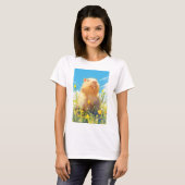 かわいいカピバラの笑顔 Tシャツ (正面フル)