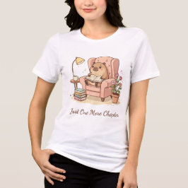 かわいいカピバラの読書Tシャツ – あと一章だけ トライブレンドTシャツ