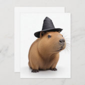 かわいいカピバラの魔女 シーズンカード (正面/裏面)