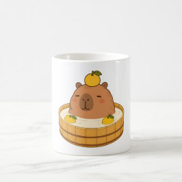 かわいいカピバラゆず風呂温泉カワイイマグカップ コーヒーマグカップ