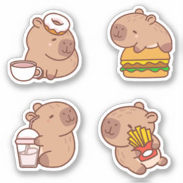 かわいいカピバラステッカーパック シール