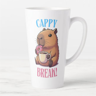 かわいいカピバラブレイク カピバラ コーヒーマグ | 楽しいアニマ カフェラテマグ