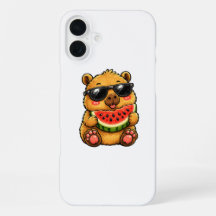 かわいいカピバラ スイカ 涼しげ サマー
