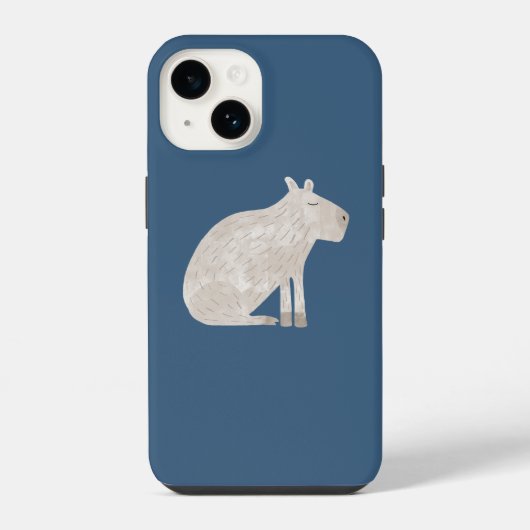 かわいいカピバラ iPhoneケース (裏面)