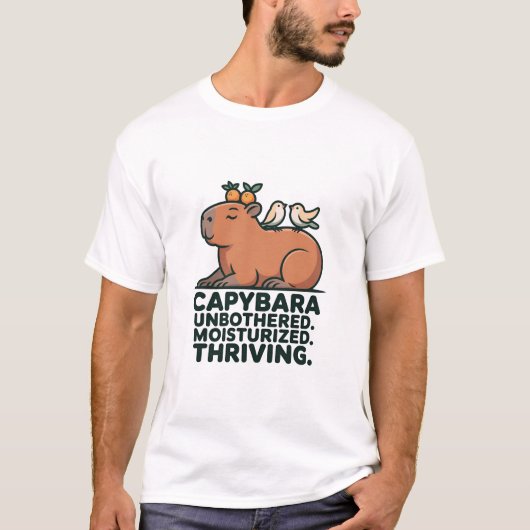 かわいいカピバラ Tシャツ (正面)